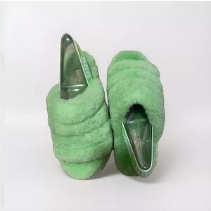 Lime Green Womens Ugg Slides Size 7​​​​​​
